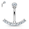 Santiago Arc Belly Button Ring