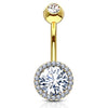 Jojo Halo Belly Bar with Gold Plating