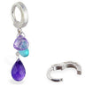 TummyToys® Spring Multi Gem Cluster - TummyToys® Patented Clasp. Navel Rings Australia.