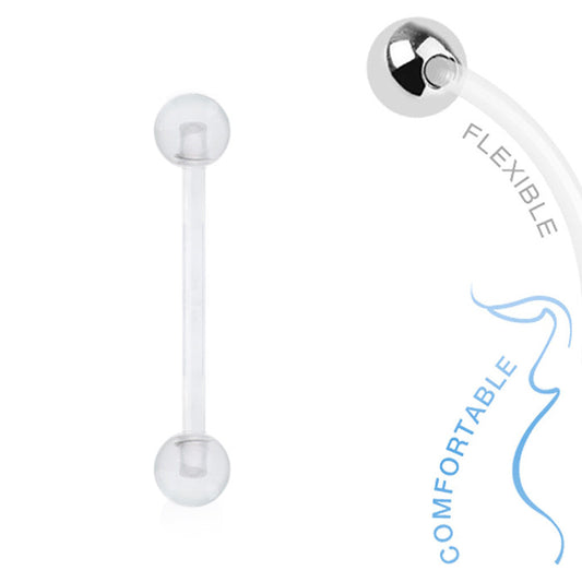 Basics in Maternity Belly Rings with PTFE Clear Balls - Maternity Belly Ring. Navel Rings Australia.