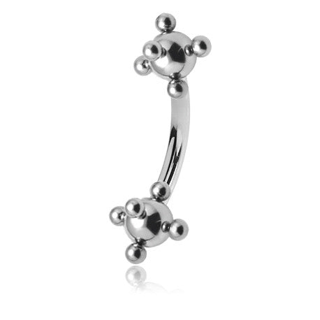 Surgical Cells Belly Piercings - Basic Curved Barbell. Navel Rings Australia.