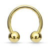 Horse Shoe Body Jewellery with Gold Plating