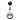 Panda Face Print Belly Button Ring - Basic Curved Barbell. Navel Rings Australia.