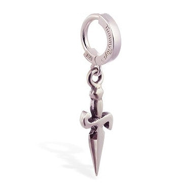 TummyToys® Femme Metale Dagger Huggy - TummyToys® Patented Clasp. Navel Rings Australia.