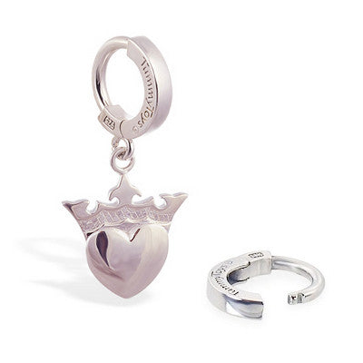 TummyToys® Femme Metale Queen of Hearts - TummyToys® Patented Clasp. Navel Rings Australia.