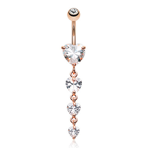 Forever Yours Belly Piercing - Dangling Belly Ring. Navel Rings Australia.