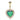 Golden Fire Opal Heart Navel Ring - Fixed (non-dangle) Belly Bar. Navel Rings Australia.