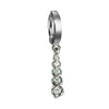 TummyToys® White Gold Diamond Journey Belly Bar