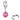 TummyToys® Hot Pink Freshwater Pearl Huggy - TummyToys® Patented Clasp. Navel Rings Australia.
