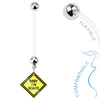 Baby On Board Maternity Belly Ring