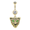 MEOW Cat Panther Navel Rings