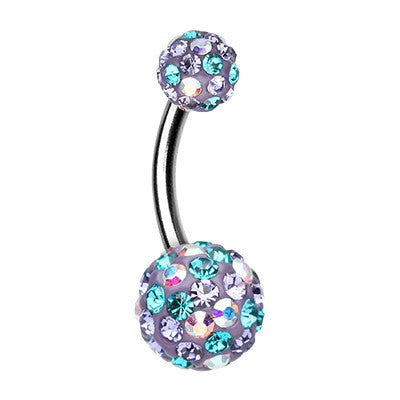 Motley Pave Navel Rings. Quality Tiffany Inspired 316L Belly Rings ...
