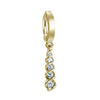 TummyToys® Yellow Gold Diamond Journey Belly Ring