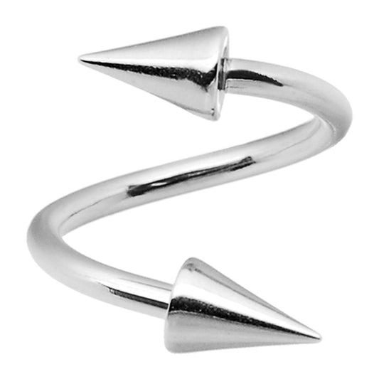 Spiral Twister Belly Button Piercing - Spiral Twister Twistie. Navel Rings Australia.