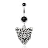 Black Onyx Panther Belly Piercing