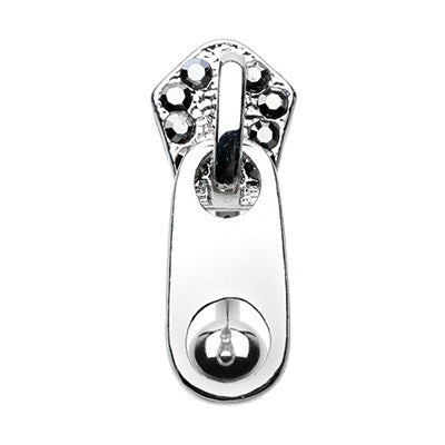 Zip It Reverse Navel Bar - Reverse Top Down Belly Ring. Navel Rings Australia.