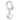 TummyToys® White Gold Cubic Zirconia Heart Belly Piercing Ring - TummyToys® Patented Clasp. Navel Rings Australia.