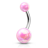 Unicorn Essence Classic Belly Rings - Basic Curved Barbell. Navel Rings Australia.