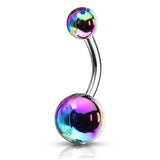 Unicorn Essence Classic Belly Rings - Basic Curved Barbell. Navel Rings Australia.
