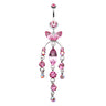 Ethereal Chandelier Belly Ring - Dangling Belly Ring. Navel Rings Australia.
