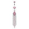 Sierra Falls Belly Dangle - Dangling Belly Ring. Navel Rings Australia.