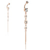 Classico Vintage Drop Chain Belly Bar in Rose Gold