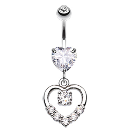 Lovers Agenda Belly Dangle - Dangling Belly Ring. Navel Rings Australia.