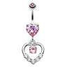 Lovers Agenda Belly Dangle - Dangling Belly Ring. Navel Rings Australia.