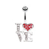 Love Statement Belly Ring