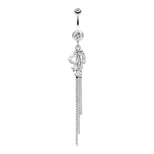 Lovers Stardom Belly Dangle - Dangling Belly Ring. Navel Rings Australia.