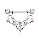 Madonna Filigree Nipple Piercing - Nipple Ring. Navel Rings Australia.