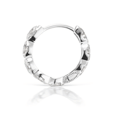 Invisible Set Marquise Diamond Eternity Ring by Maria Tash in 18K White Gold