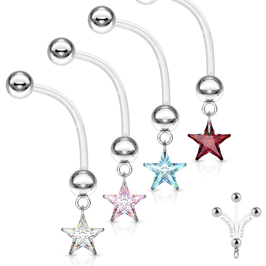 A Star is Born Maternity Belly Bar - Maternity Belly Ring. Navel Rings Australia.