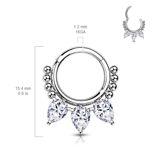 Saoirse Marquise Septum Jewellery
