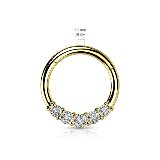 Lumière Hoop Earring. Tragus and Cartilage Jewellery.