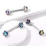 Bijoú Mermaid Gem Nipple Ring - Nipple Ring. Navel Rings Australia.