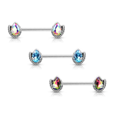 Bijoú Mermaid Gem Nipple Ring - Nipple Ring. Navel Rings Australia.