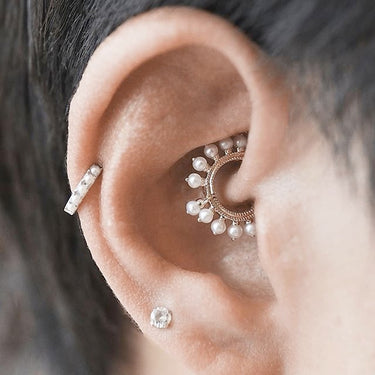 Liberty Maria Tash Earrings Maria Tash Skull - Main Image