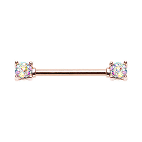 Rose Gold Motley™ Aurora Nipple Ring - Nipple Ring. Navel Rings Australia.