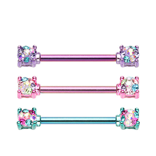 Metallic Motley Pixies Nipple Rings - Nipple Ring. Navel Rings Australia.