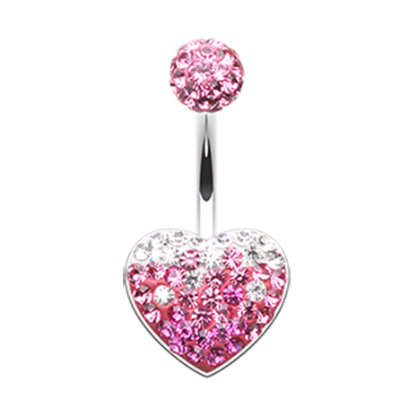 Motleys™ Melting Love Belly Bar - Fixed (non-dangle) Belly Bar. Navel Rings Australia.