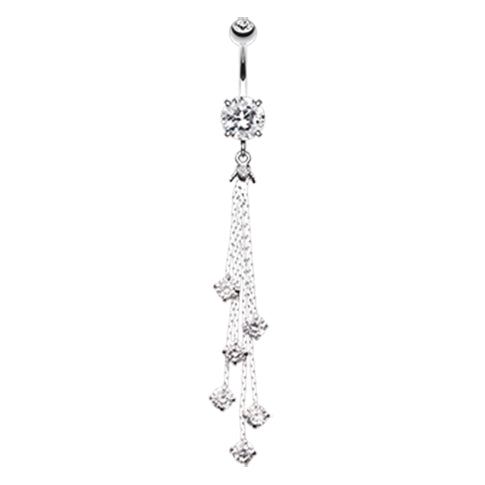 Night Deity Belly Dangle - Dangling Belly Ring. Navel Rings Australia.