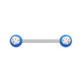 Vivid Gem Ball Nipple Barbell Rings - Nipple Ring. Navel Rings Australia.