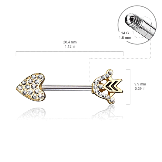 Love Shot Nipple Jewellery Ring