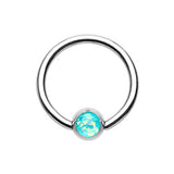 Classique Opal Captive Belly Rings - Captive Belly Ring. Navel Rings Australia.