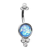 Seraphina Crowned Opal Belly Ring