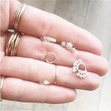Opal Eternity Earring by Maria Tash in Rose Gold - Earring. Navel Rings Australia.