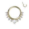 Fiorella Opal Septum Ring in 14K Gold