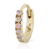 Opal Eternity Earring by Maria Tash in 14K Gold - Earring. Navel Rings Australia.