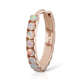 Opal Eternity Earring by Maria Tash in Rose Gold - Earring. Navel Rings Australia.